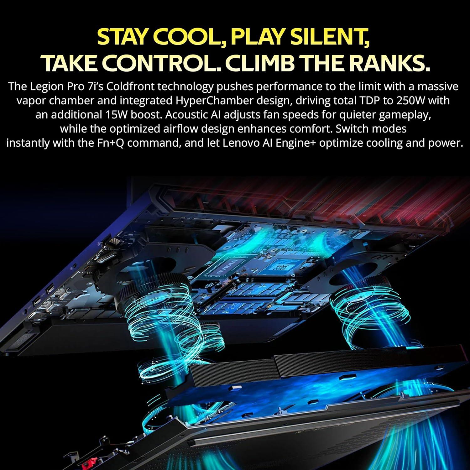 Legion Pro 7i – KI‑Workstation, stoppt Engpässe, hohe TGP/TDP f. KI/3D
