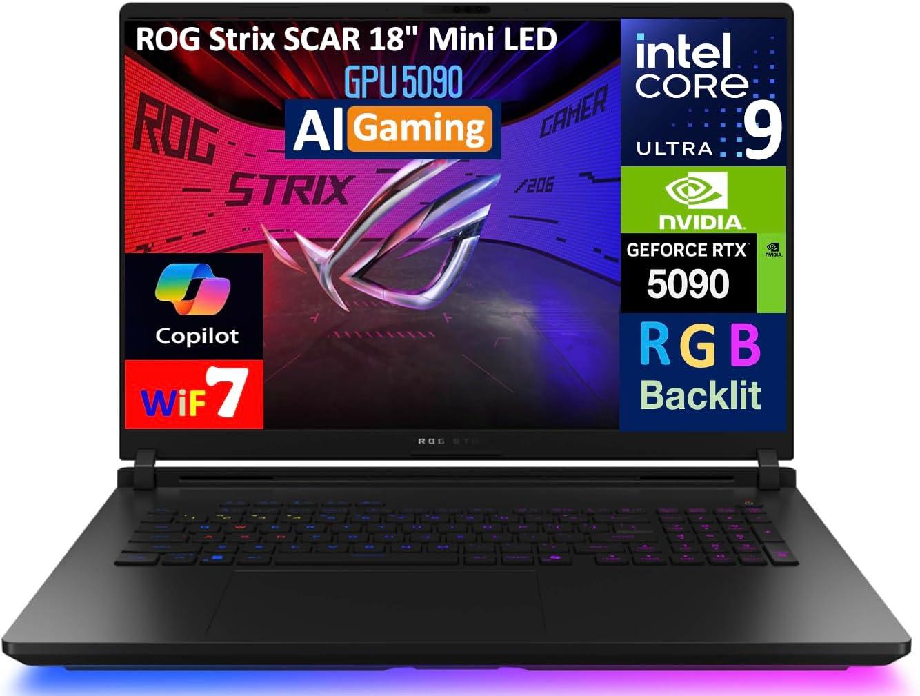 ROG Scar 18 – KI-Workstation, Engpassfrei für KI/3D-Profis, volle TGP
