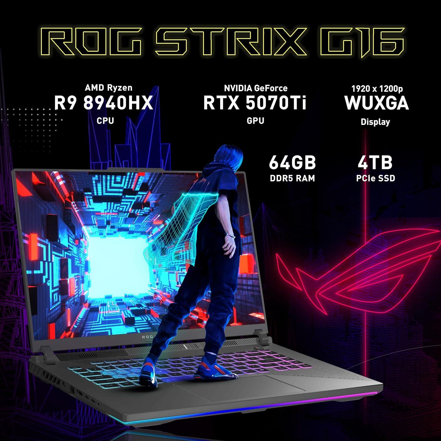 KI-Workstation ROG G16 - Rendering-Monster, eliminiert Bottleneck, TGP